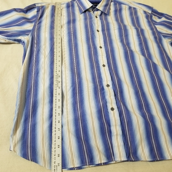 𝅺skoops NYC Man's cotton striped shirt - Picture 6 of 7
